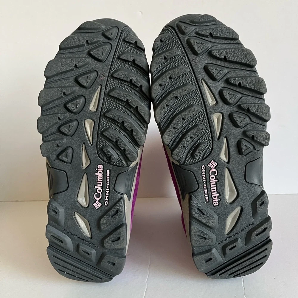 Columbia Parkers Peak Purple Snow Boots Youth 5Y / Women's 6W